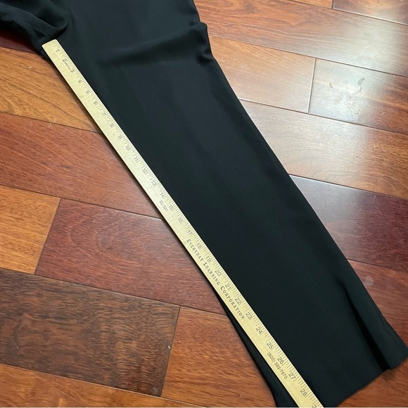 Giorgio Armani Brown Wool Super 150s Trousers Side Zip Women's Sz EU 40 B16 - Picture 7 of 9